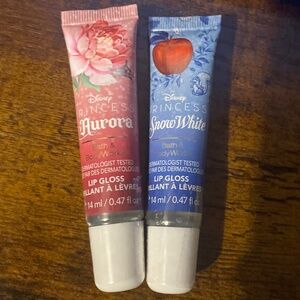 2-Disney Princess Lip Glosses-NWT